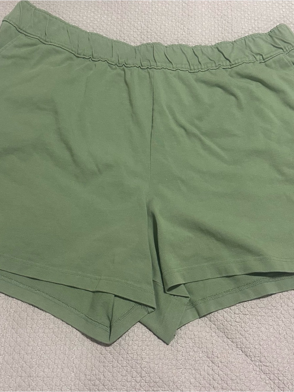 Women’s plus 2x Nike Women's Sage Green Elastic Waist Athletic Shorts